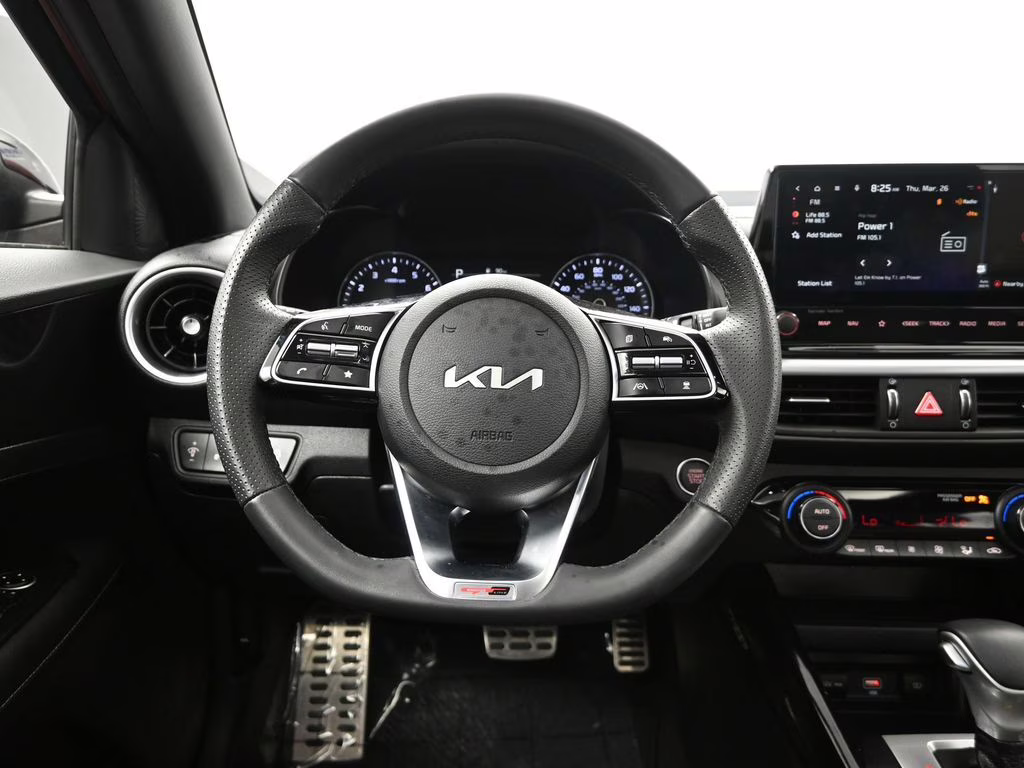 2024 Currant Red Kia Forte GT-Line FWD Sedan