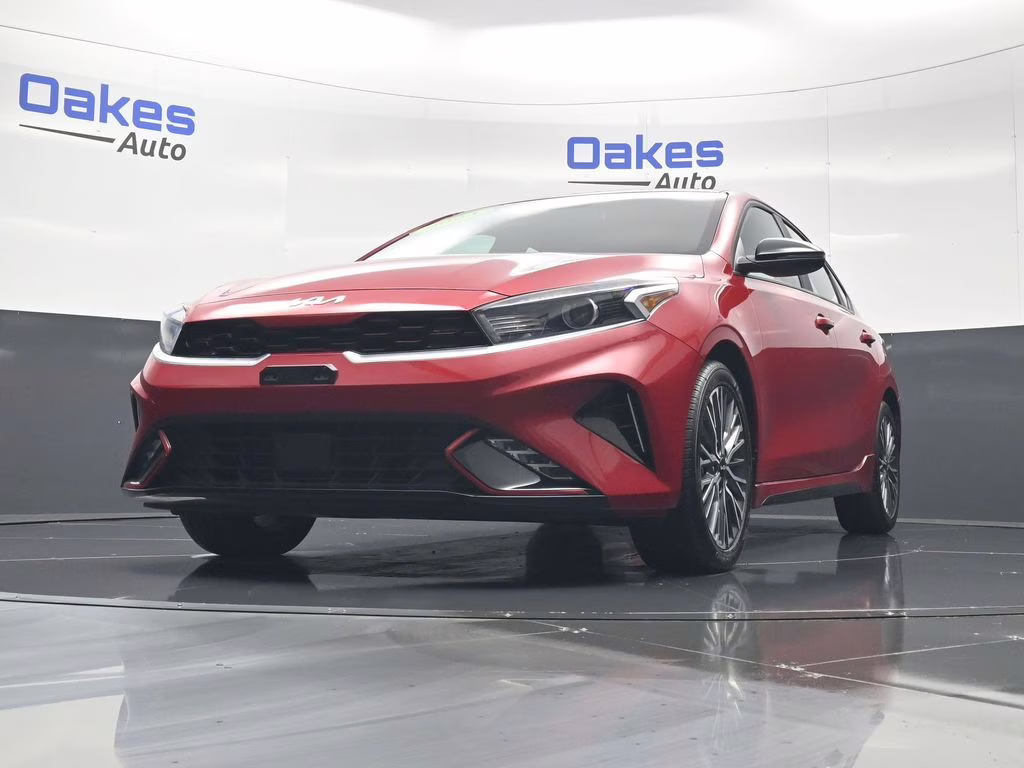 2024 Currant Red Kia Forte GT-Line FWD Sedan