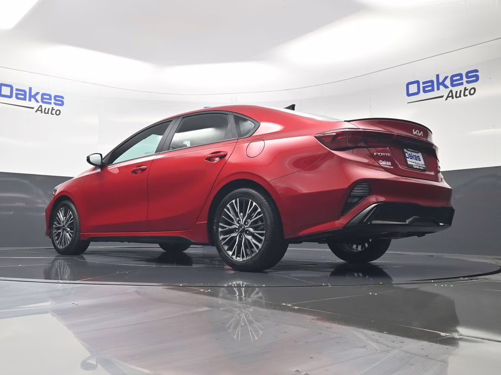 2024 Currant Red Kia Forte GT-Line FWD Sedan
