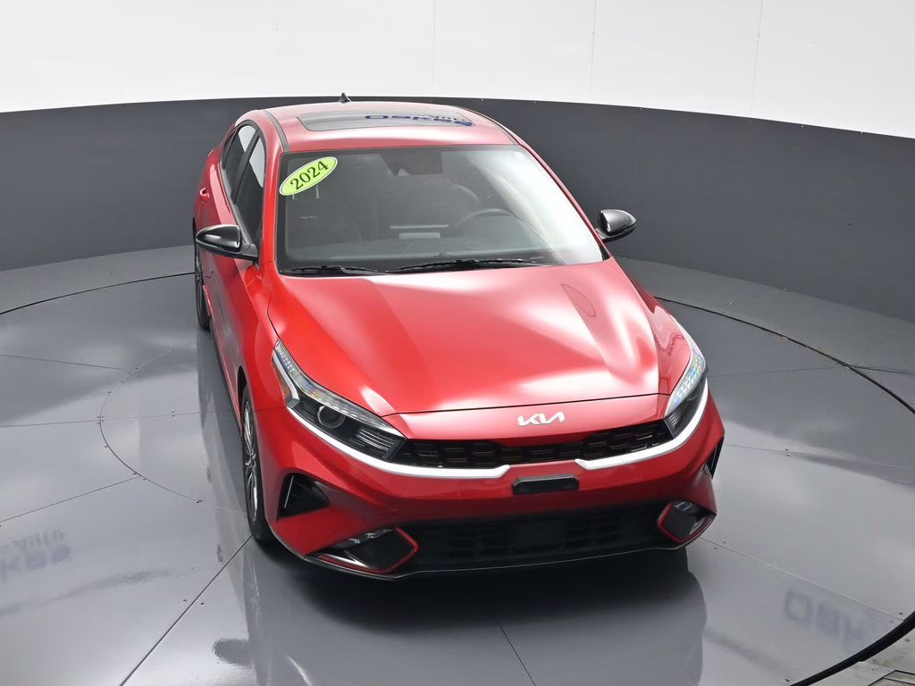 2024 Currant Red Kia Forte GT-Line FWD Sedan
