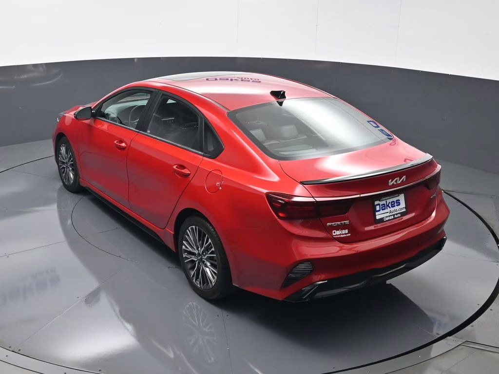 2024 Currant Red Kia Forte GT-Line FWD Sedan