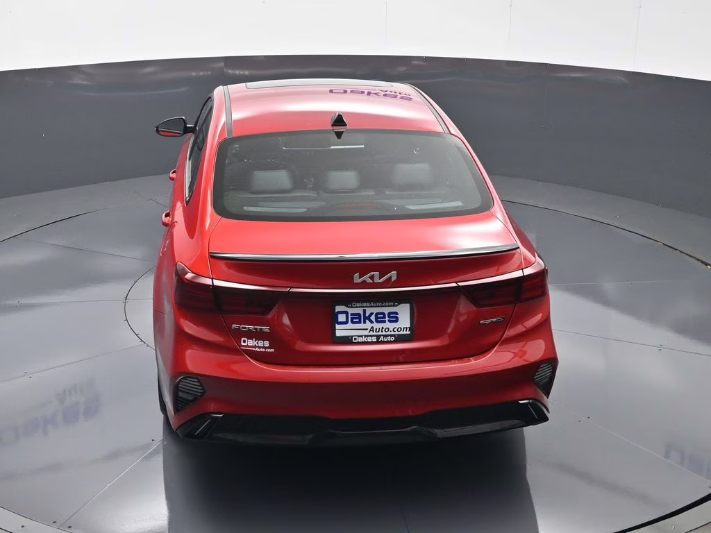 2024 Currant Red Kia Forte GT-Line FWD Sedan