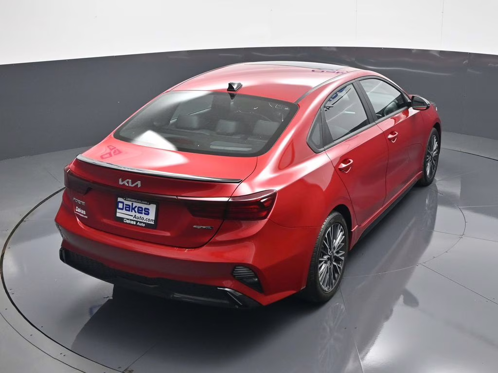 2024 Currant Red Kia Forte GT-Line FWD Sedan