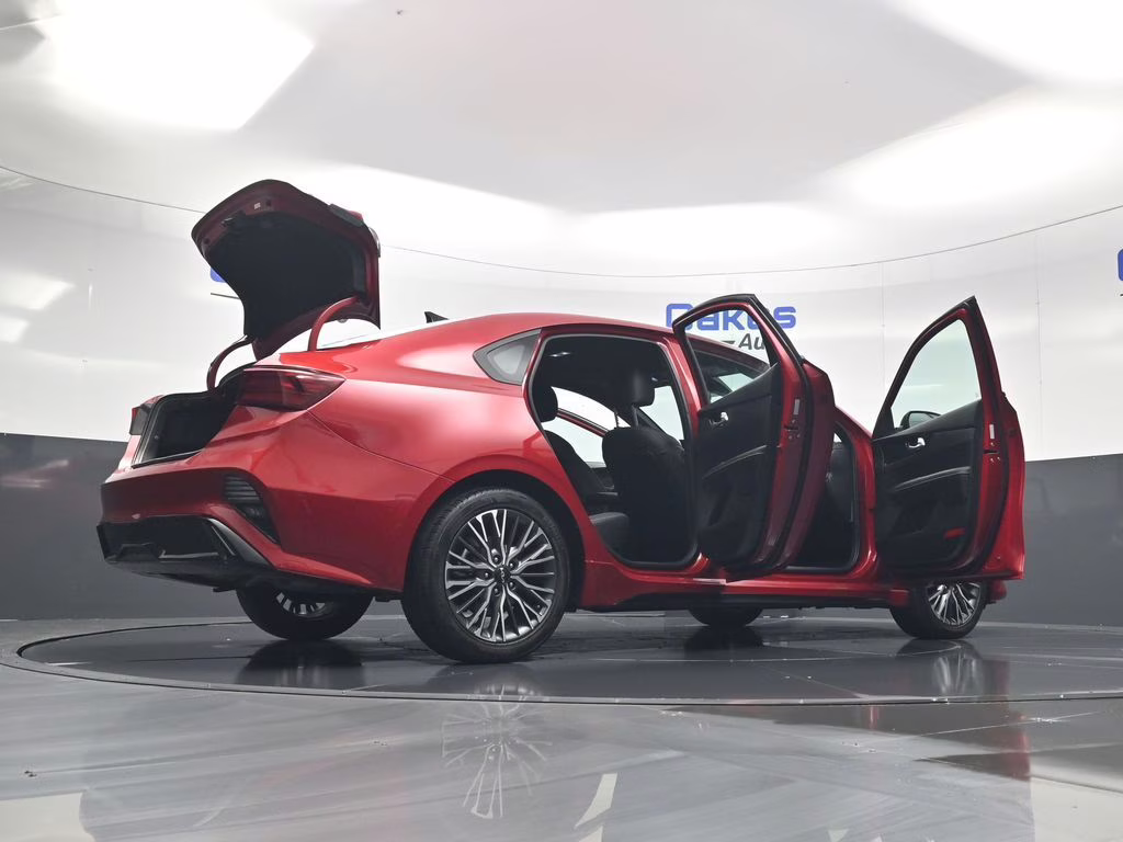 2024 Currant Red Kia Forte GT-Line FWD Sedan