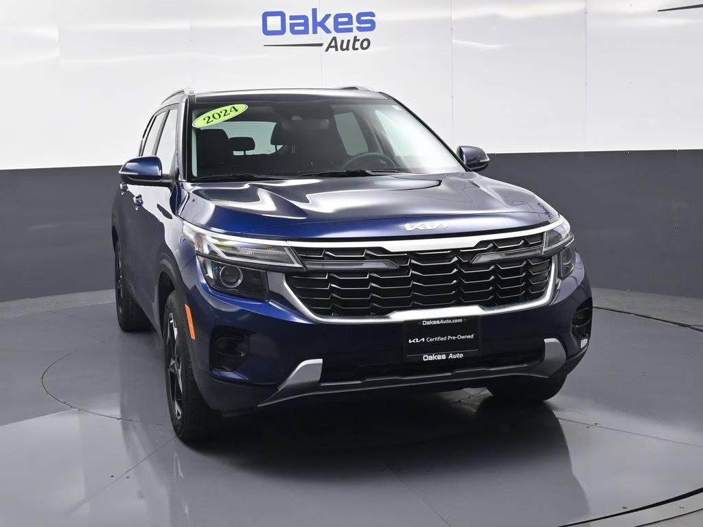 2024 Dark Ocean Blue Kia Seltos EX AWD SUV
