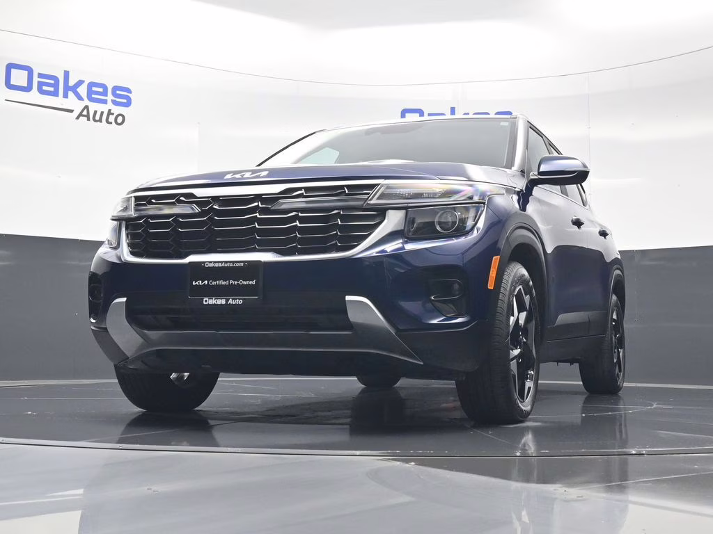 2024 Dark Ocean Blue Kia Seltos EX AWD SUV