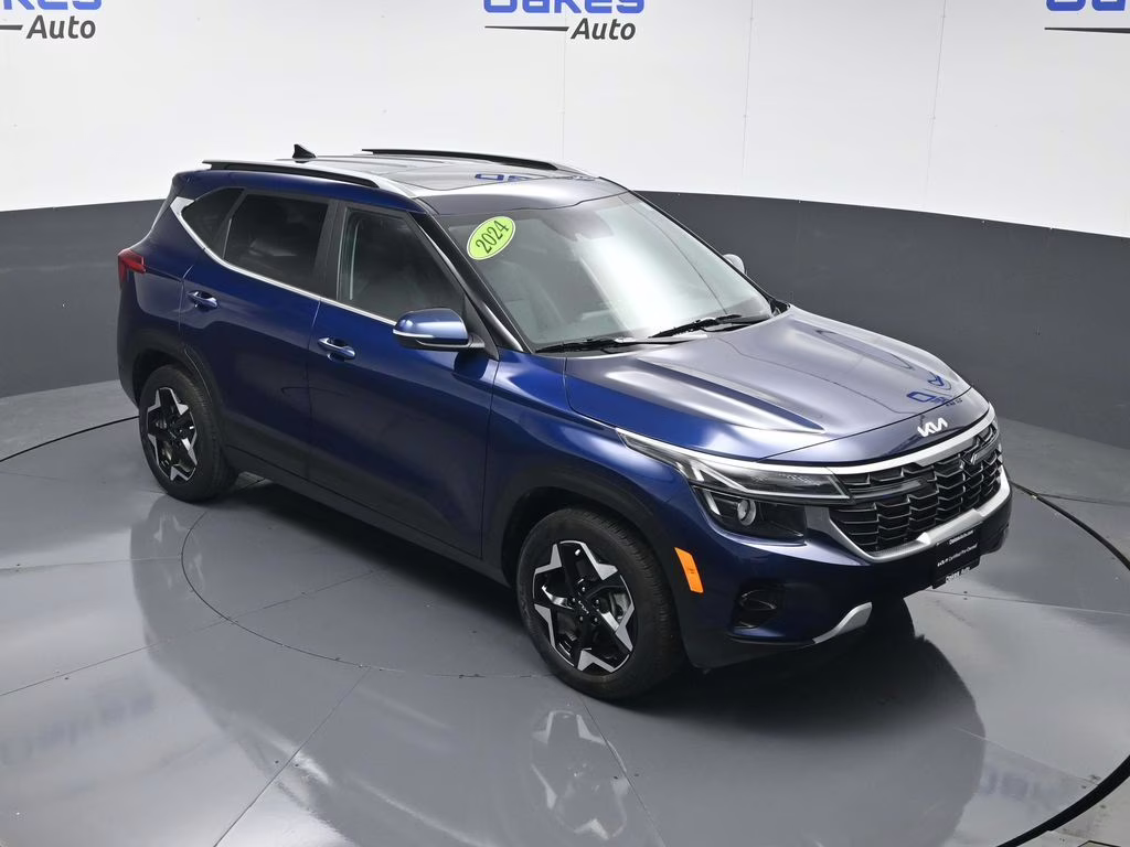 2024 Dark Ocean Blue Kia Seltos EX AWD SUV
