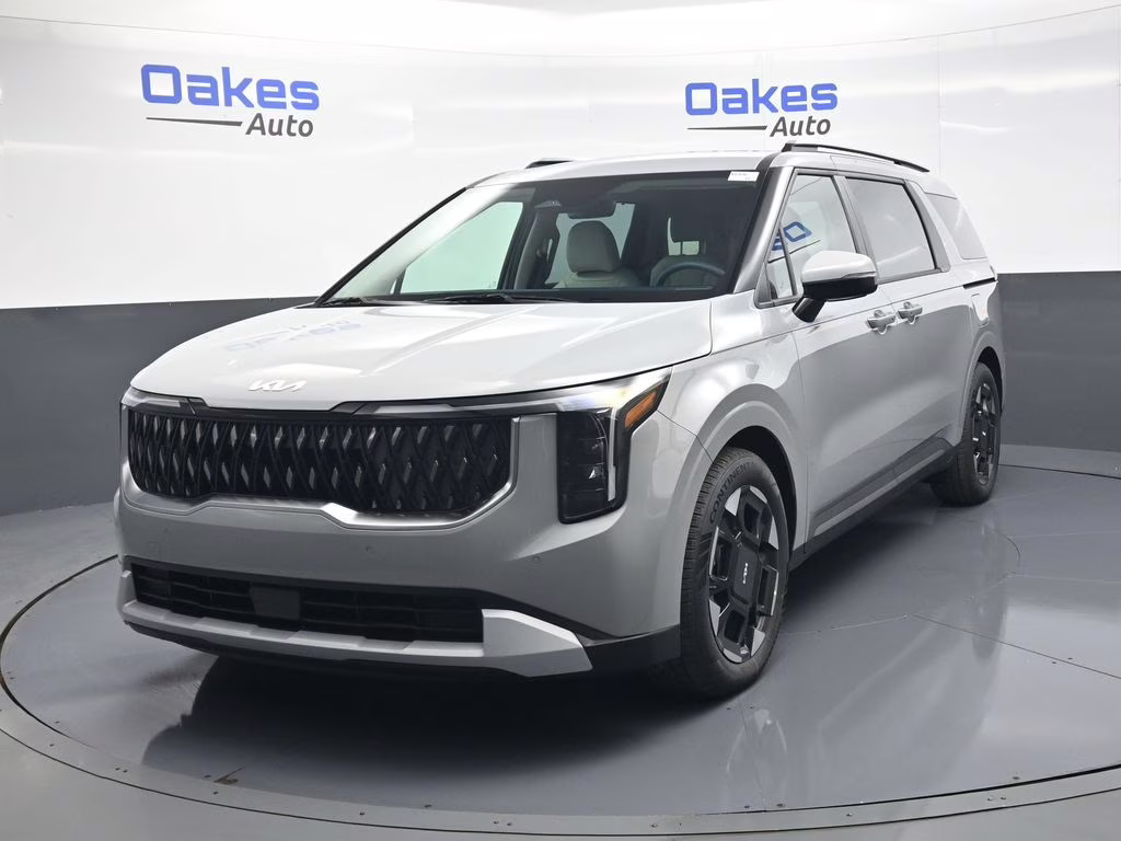 2026 Ceramic Silver Kia Carnival EX FWD Van