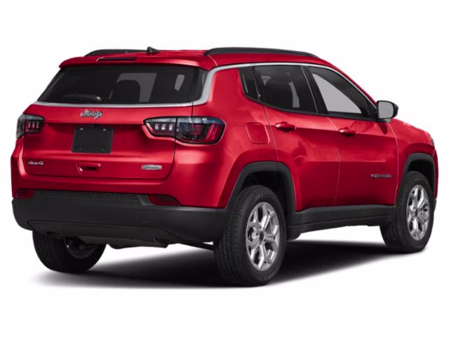 2025 Red Hot Pearlcoat Jeep Compass Latitude 4X4 SUV