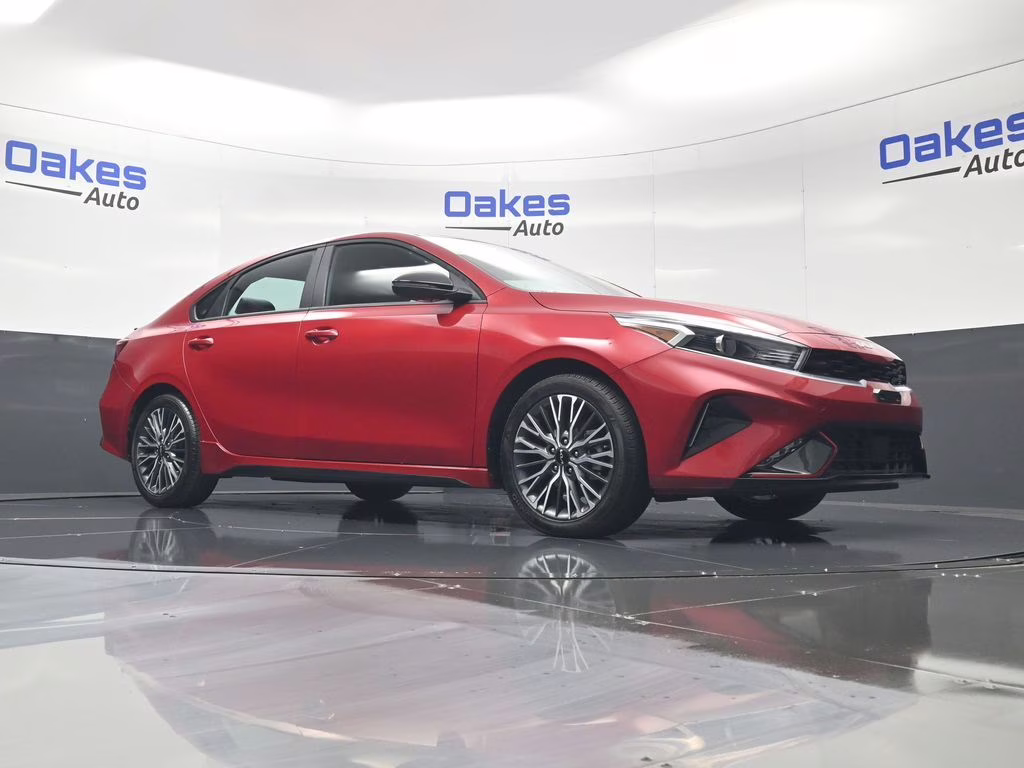 2024 Currant Red Kia Forte GT-Line FWD Sedan
