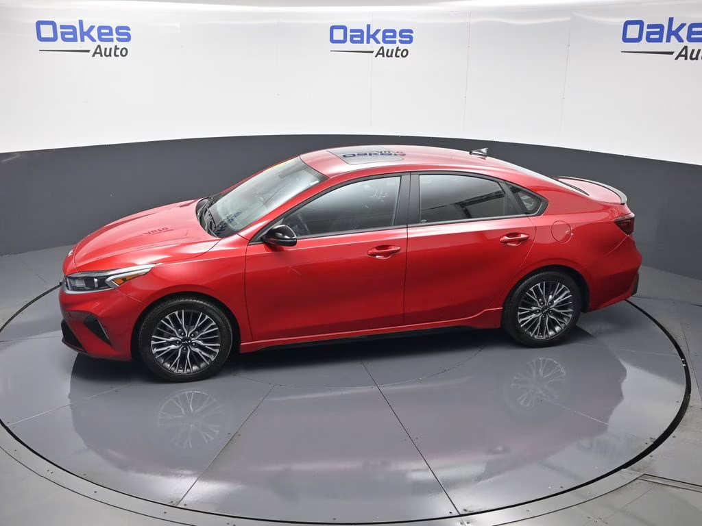 2024 Currant Red Kia Forte GT-Line FWD Sedan