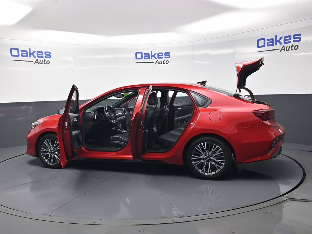 2024 Currant Red Kia Forte GT-Line FWD Sedan