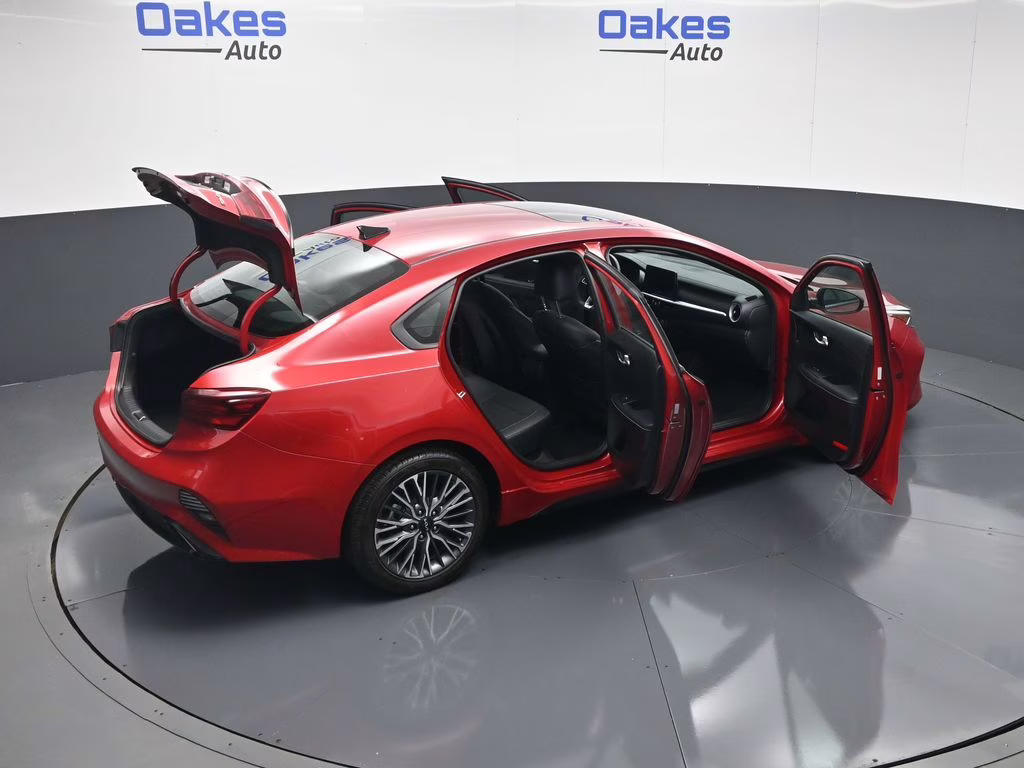 2024 Currant Red Kia Forte GT-Line FWD Sedan