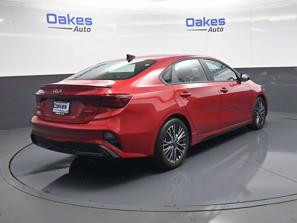2024 Currant Red Kia Forte GT-Line FWD Sedan