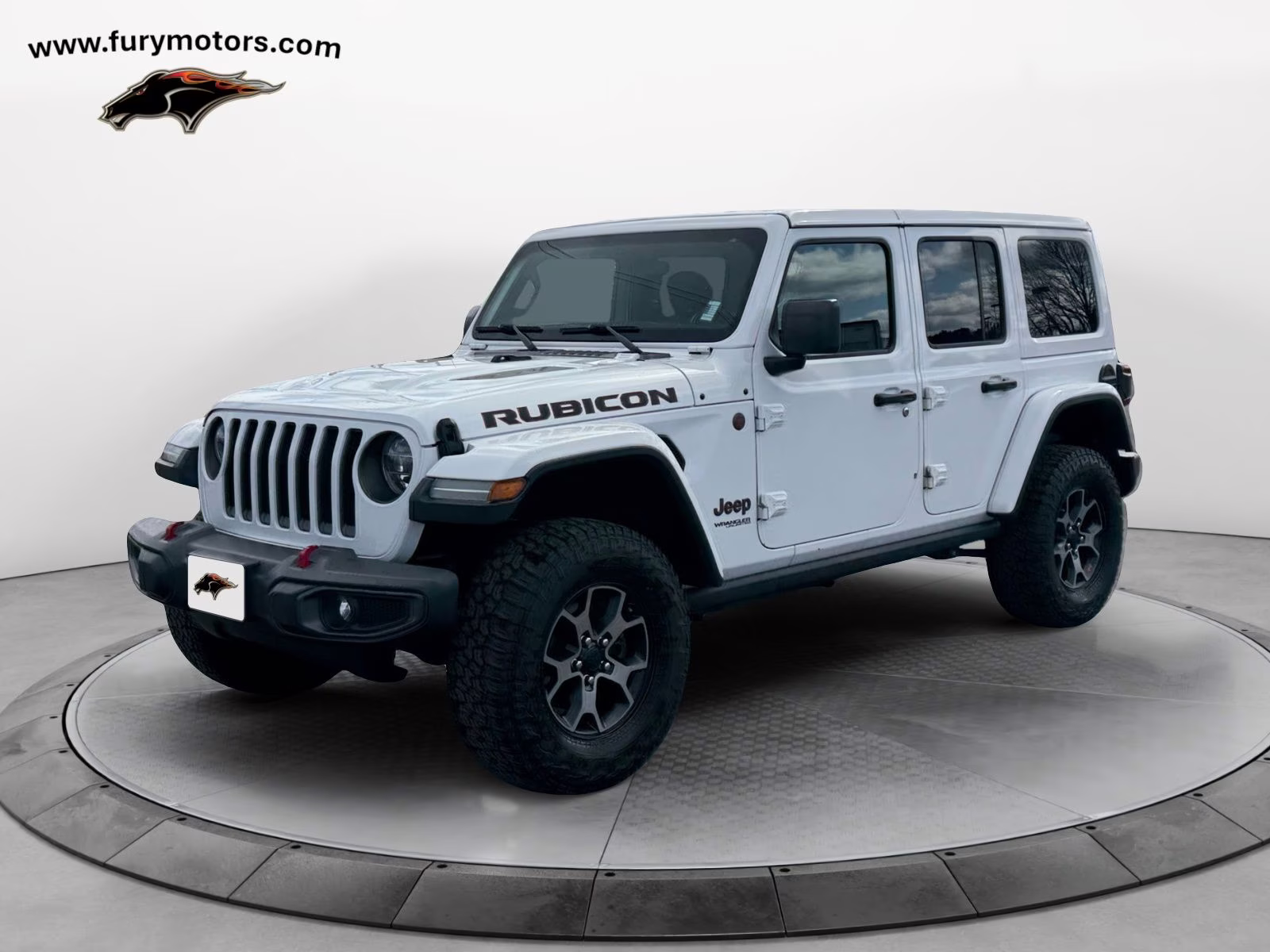 2018 Bright White Clearcoat Jeep Wrangler Unlimited Rubicon 4X4 SUV
