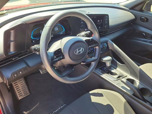 2025 Red Hyundai Elantra SEL Sport FWD Sedan