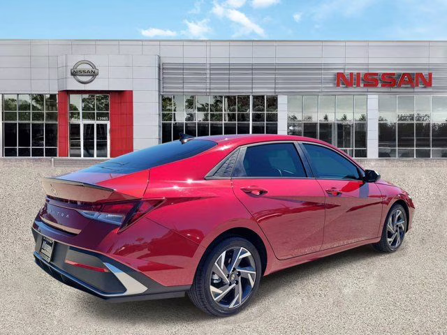 2025 Red Hyundai Elantra SEL Sport FWD Sedan