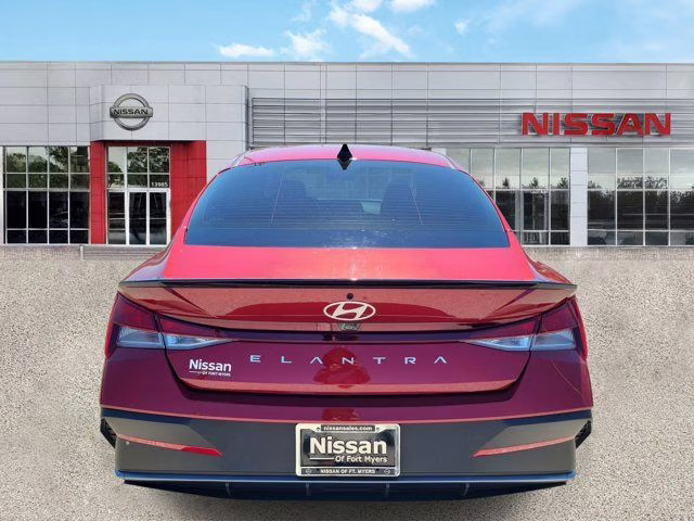 2025 Red Hyundai Elantra SEL Sport FWD Sedan