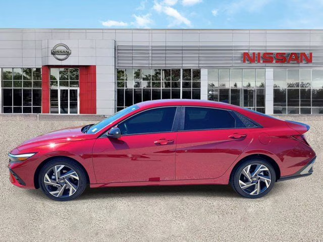 2025 Red Hyundai Elantra SEL Sport FWD Sedan