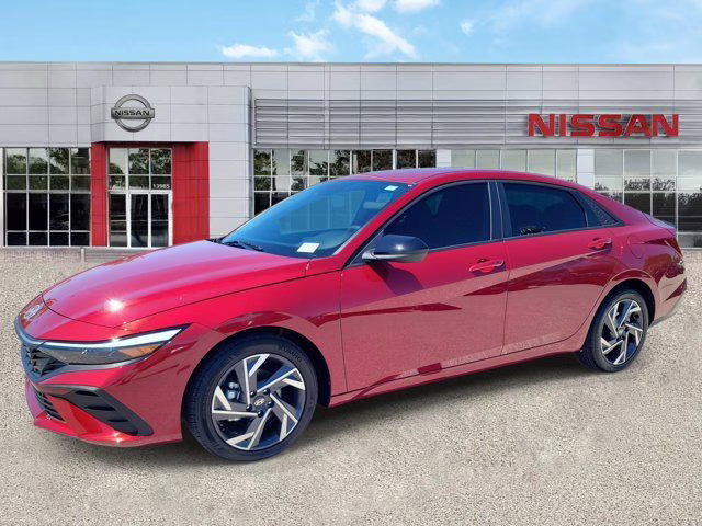 2025 Red Hyundai Elantra SEL Sport FWD Sedan