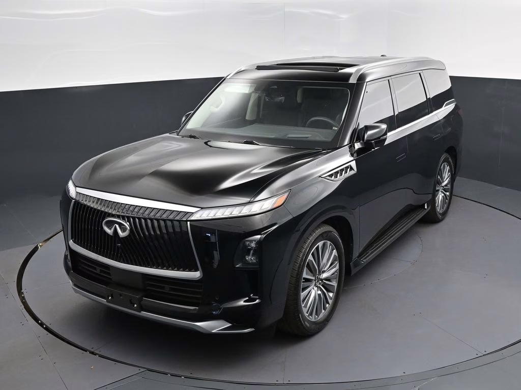 2025 Black Obsidian INFINITI QX80 LUXE RWD SUV