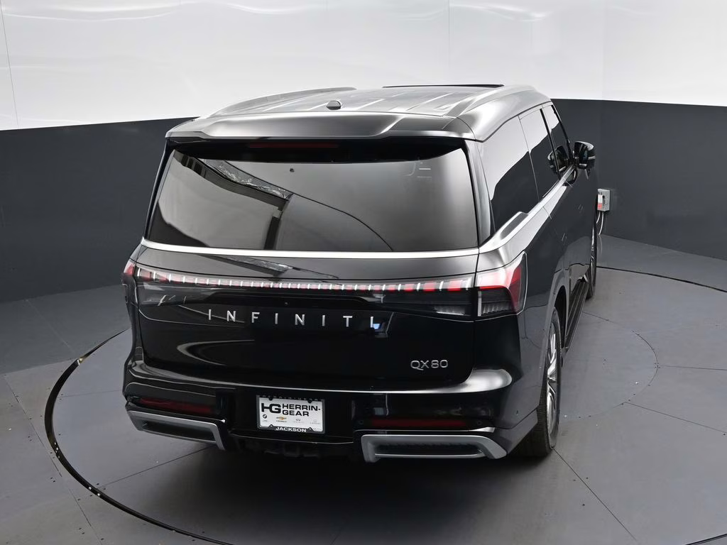 2025 Black Obsidian INFINITI QX80 LUXE RWD SUV