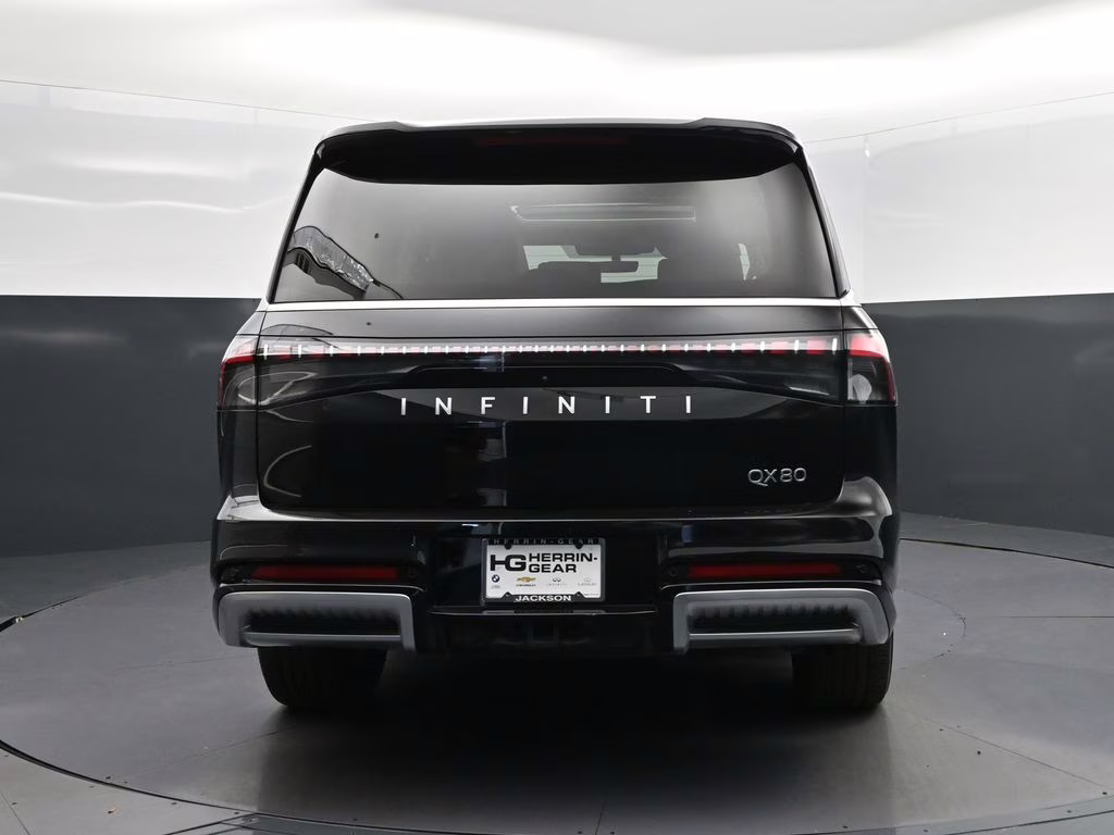 2025 Black Obsidian INFINITI QX80 LUXE RWD SUV