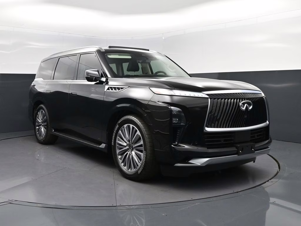 2025 Black Obsidian INFINITI QX80 LUXE RWD SUV