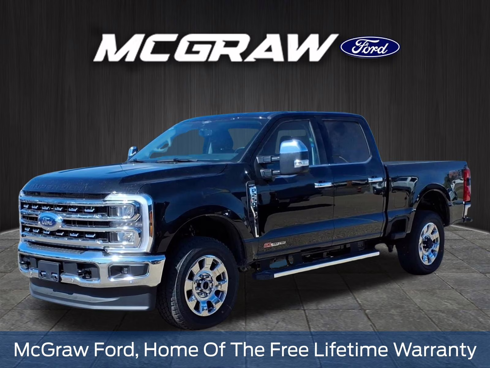 2026 Black Metallic Ford Super Duty F-250 SRW Lariat 4X4 Truck