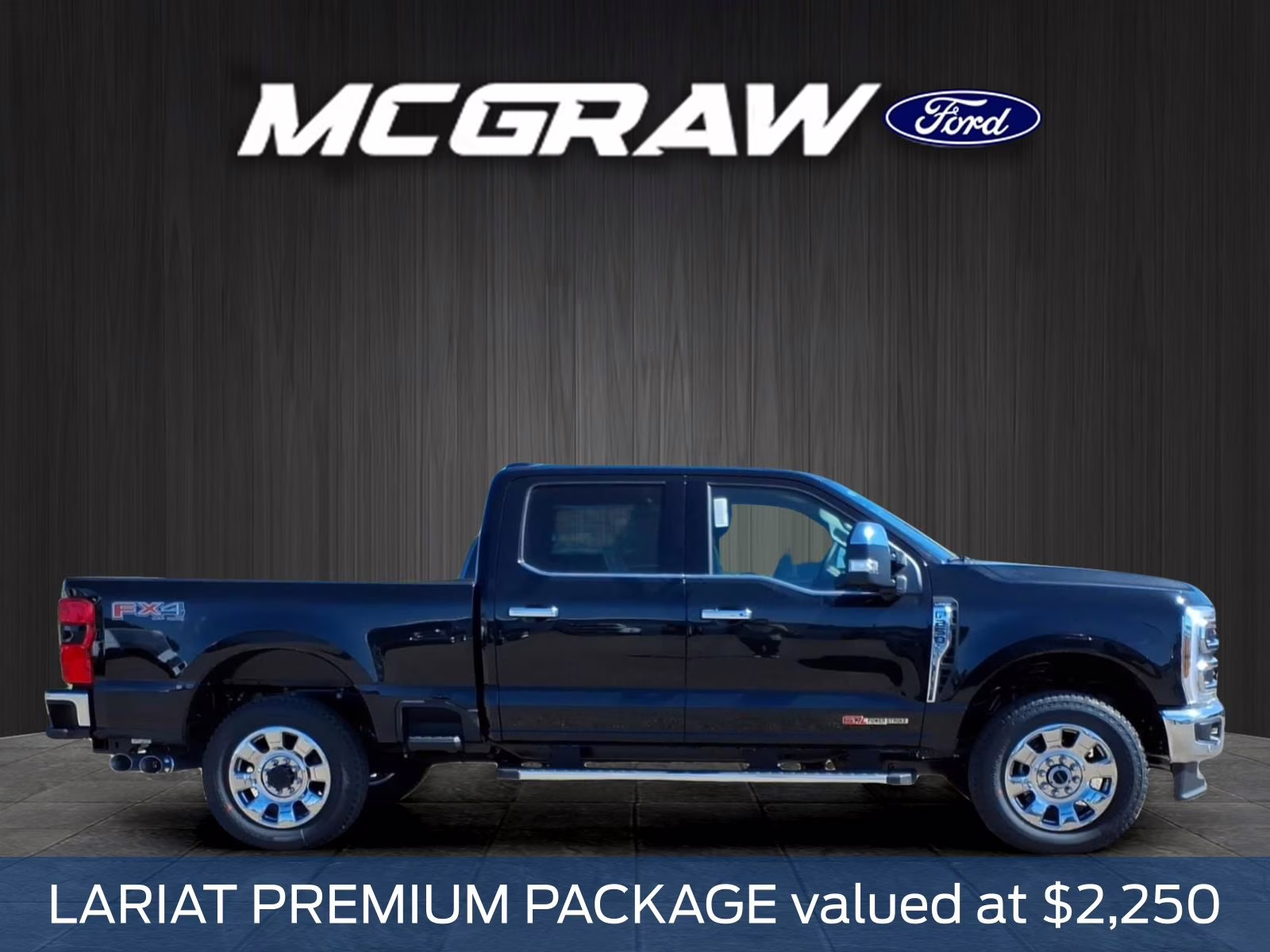 2026 Black Metallic Ford Super Duty F-250 SRW Lariat 4X4 Truck