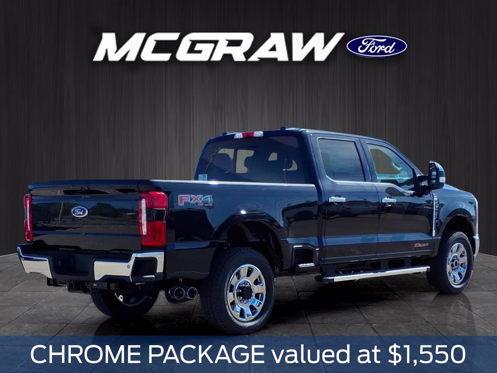2026 Black Metallic Ford Super Duty F-250 SRW Lariat 4X4 Truck