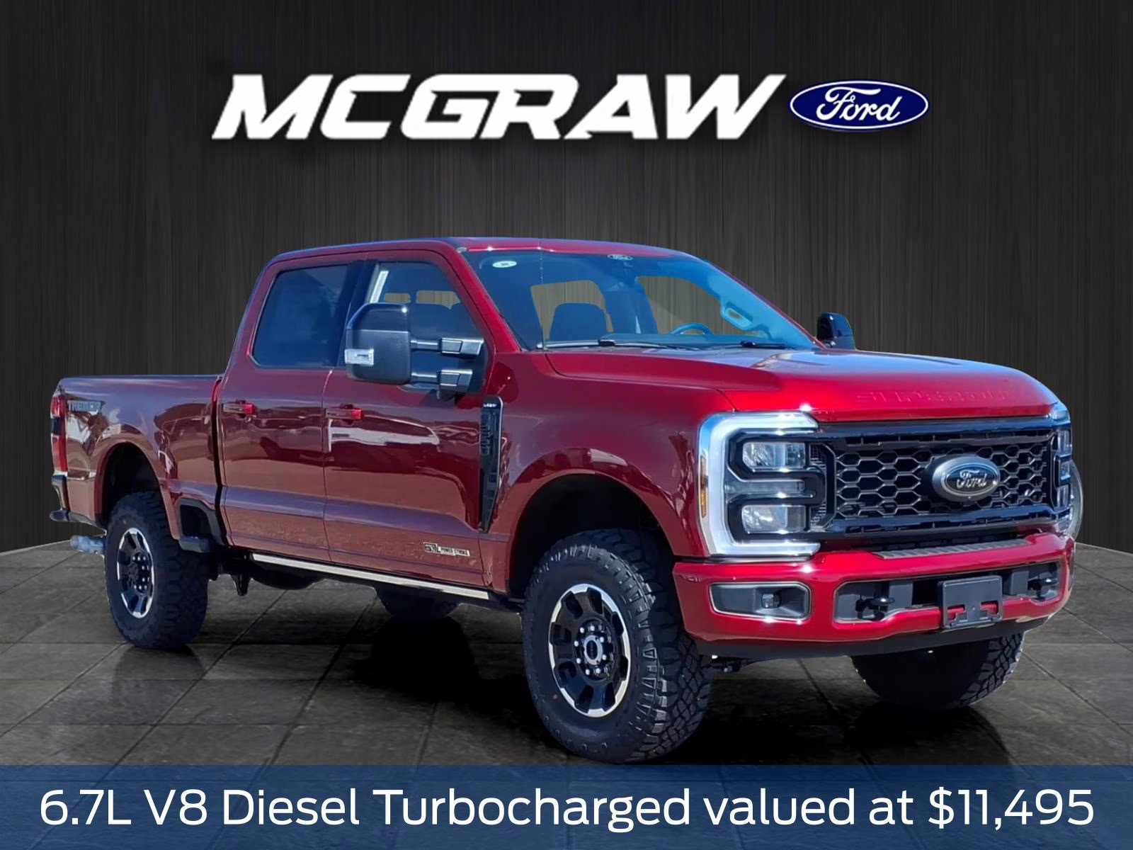 2026 Ruby Red Metallic Ford Super Duty F-250 SRW Lariat 4X4 Truck