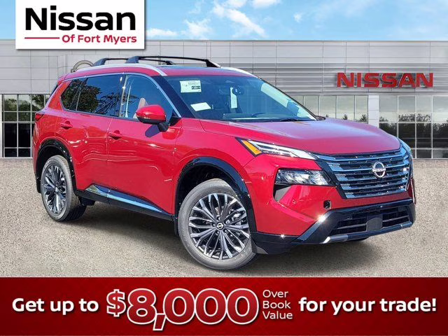 2026 Scarlet Ember Tintcoat Nissan Rogue Platinum AWD SUV