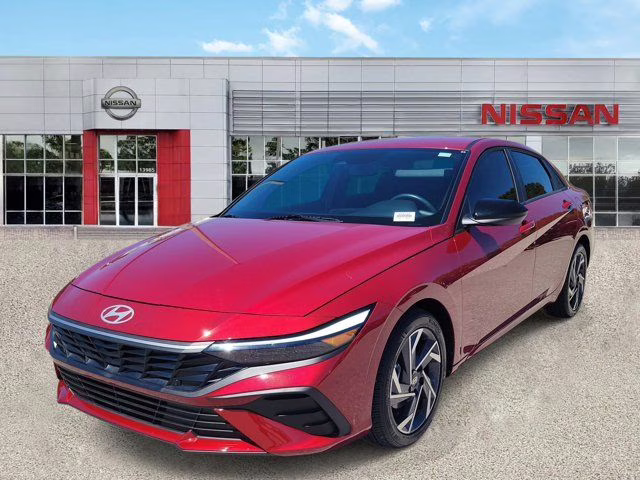 2025 Ultimate Red Hyundai Elantra SEL Sport FWD Sedan