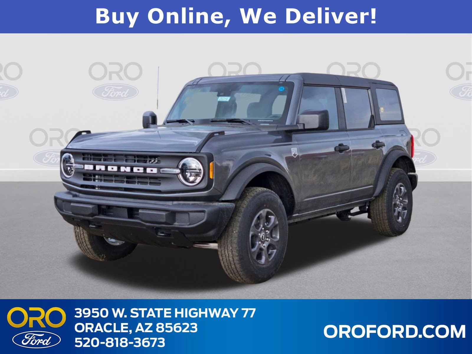 2026 Gray Metallic Ford Bronco Big Bend 4X4 SUV