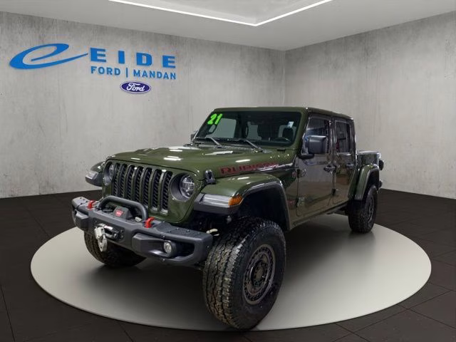 2021 Sarge Green Clearcoat Jeep Gladiator Rubicon 4X4 Truck