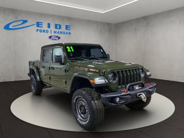 2021 Sarge Green Clearcoat Jeep Gladiator Rubicon 4X4 Truck
