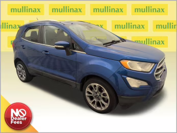 2018 Lightning Blue Metallic Ford EcoSport Titanium FWD SUV