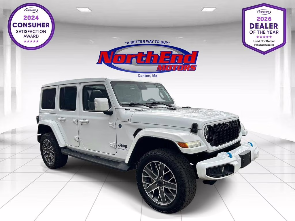 2024 Bright White Clearcoat Jeep Wrangler High Altitude 4xe 4X4 SUV