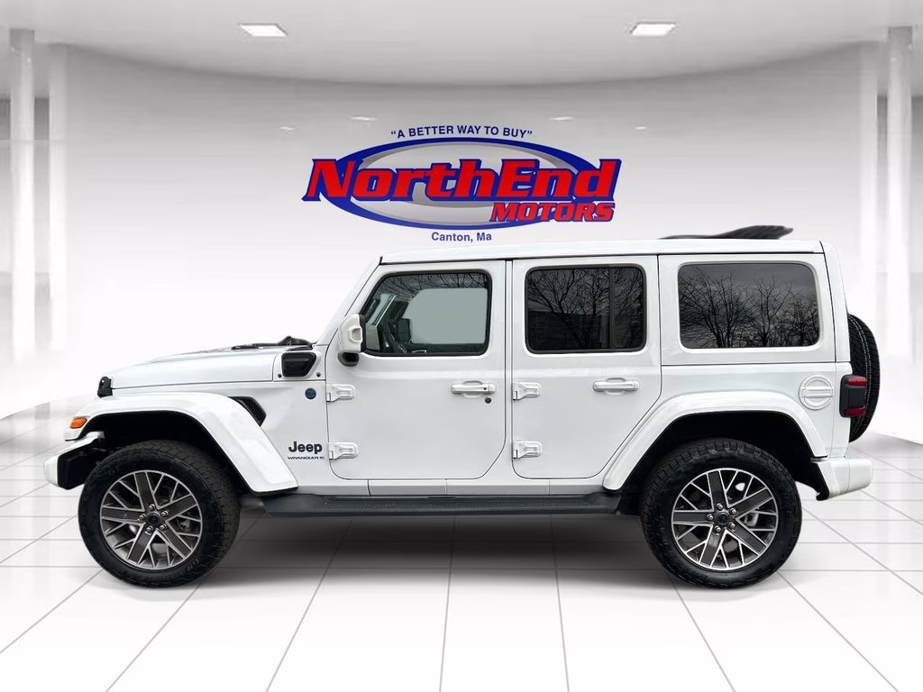 2024 Bright White Clearcoat Jeep Wrangler High Altitude 4xe 4X4 SUV