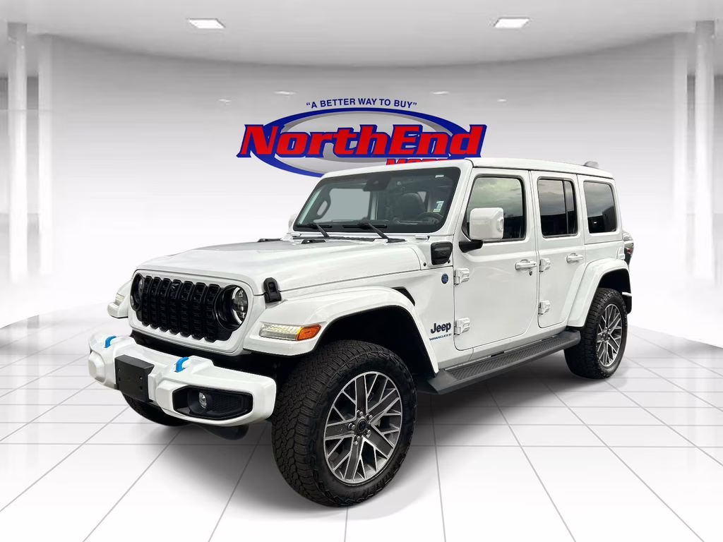 2024 Bright White Clearcoat Jeep Wrangler High Altitude 4xe 4X4 SUV
