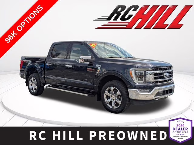 2023 Blue Metallic Ford F-150 Lariat 4X4 Truck