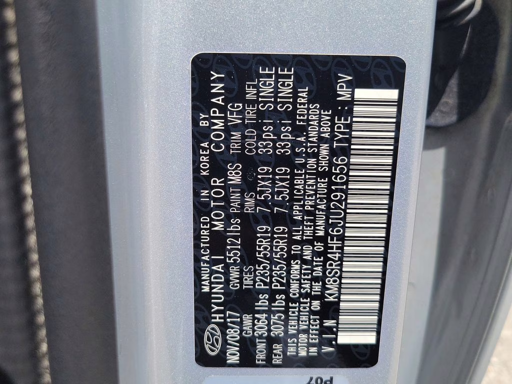 2018 Circuit Silver Hyundai Santa Fe XL Limited Ultimate FWD SUV