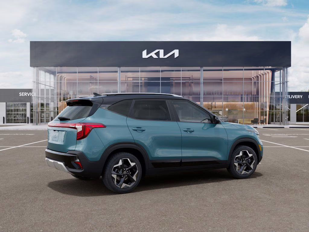 2026 Pluton Blue/Black Roof Kia Seltos S FWD SUV