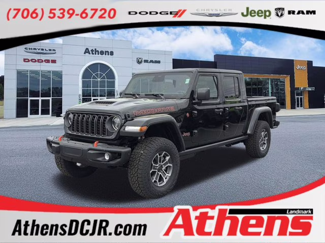 2026 Black Clearcoat Jeep Gladiator Mojave X 4X4 Truck