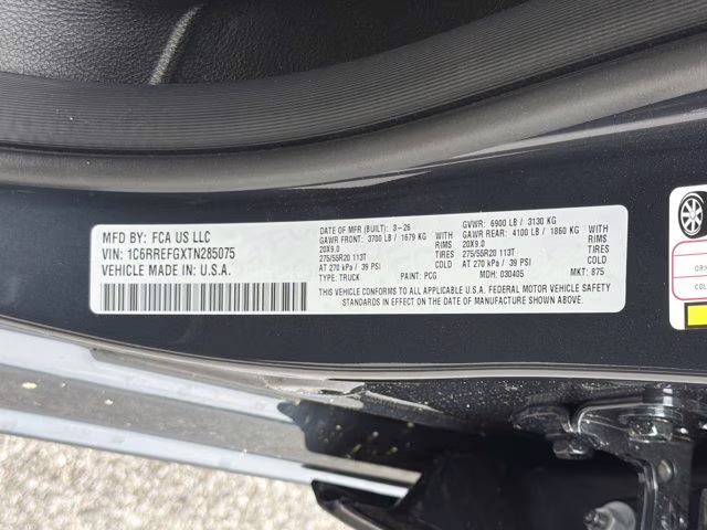 2026 Forged Blue Metallic Ram 1500 Big Horn RWD Truck