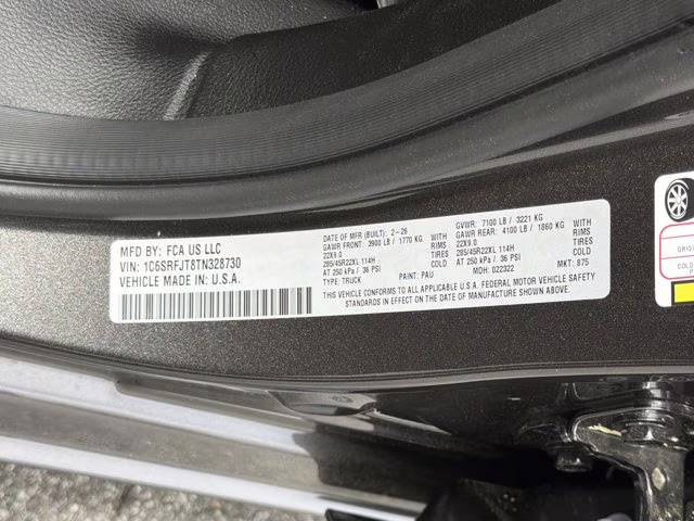 2026 Granite Crystal Metallic Clearcoat Ram 1500 Laramie 4X4 Truck