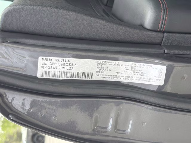 2026 Vapor Gray Dodge Durango GT RWD SUV