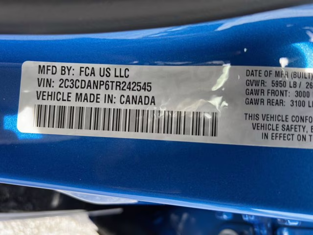 2026 Bludicrous Dodge Charger R/T AWD Sedan