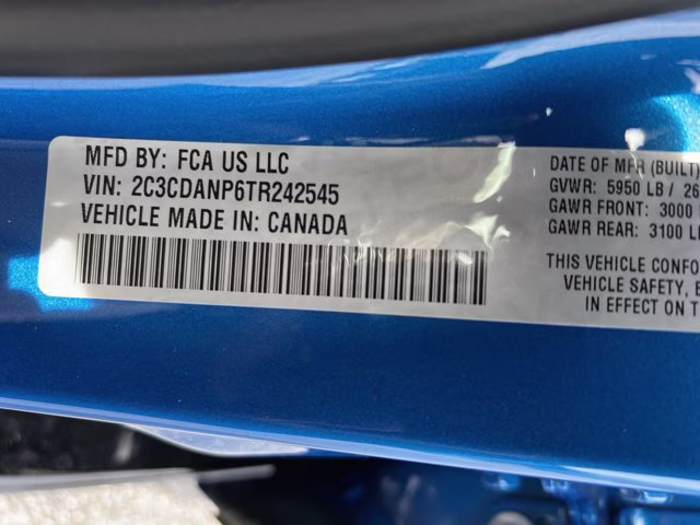 2026 Bludicrous Dodge Charger R/T AWD Sedan